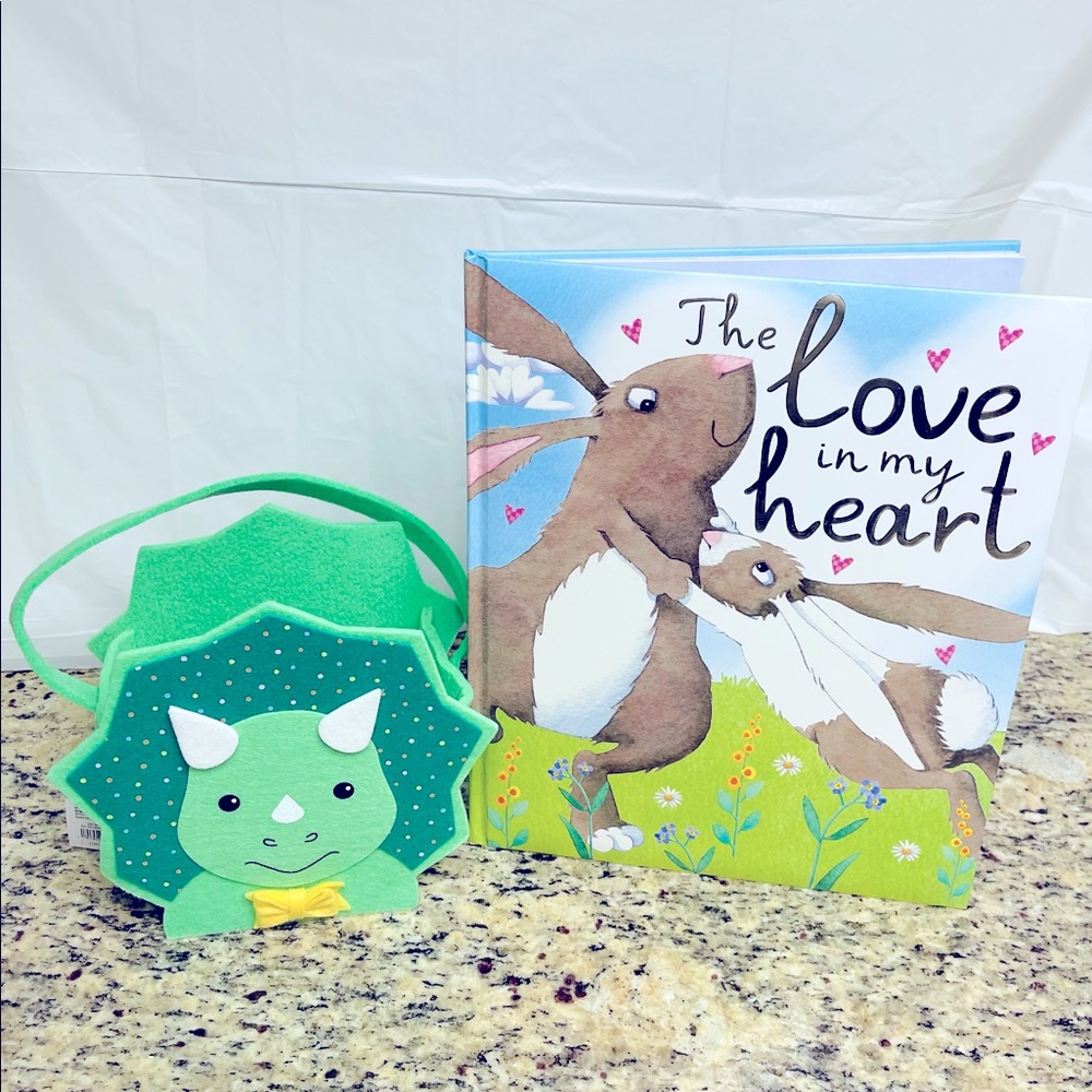 Easter Basket and Easter Book Bundle